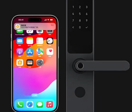顺庆iPhone维修站分享在iPhone上使用家庭钥匙开启智能门锁 