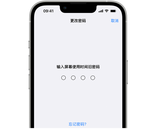 顺庆iPhone屏幕维修分享iPhone屏幕使用时间密码忘记了怎么办 