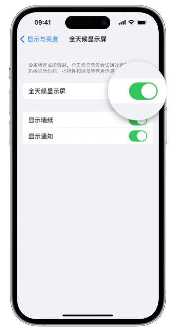 顺庆苹果14维修店分享如何自定义 iPhone 14 Pro 常亮显示屏 