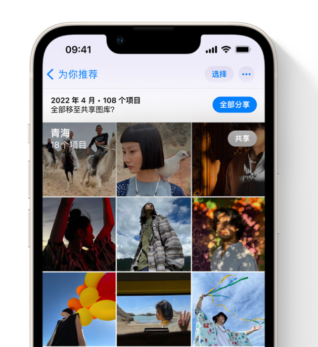 顺庆苹果维修网点分享在 iPhone 上使用共享图库 