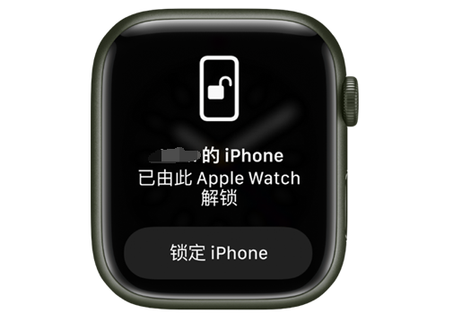 顺庆苹果手机维修分享用 AppleWatch 解锁配备面容 ID 的 iPhone方法 