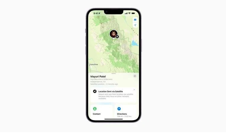 顺庆苹果14维修分享iPhone14系列中 FindMy功能通过卫星分享位置方法教程 